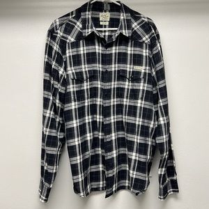 Men’s flannel button-down shirt